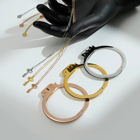 LOCK & KEY Bond Cuff + Necklace Set