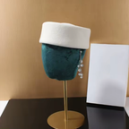 ÉDITH Pillbox Beret Hat-hat-SAINT CHIC