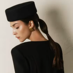 ÉDITH Pillbox Beret Hat-hat-SAINT CHIC