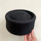 ÉDITH Pillbox Beret Hat-hat-SAINT CHIC