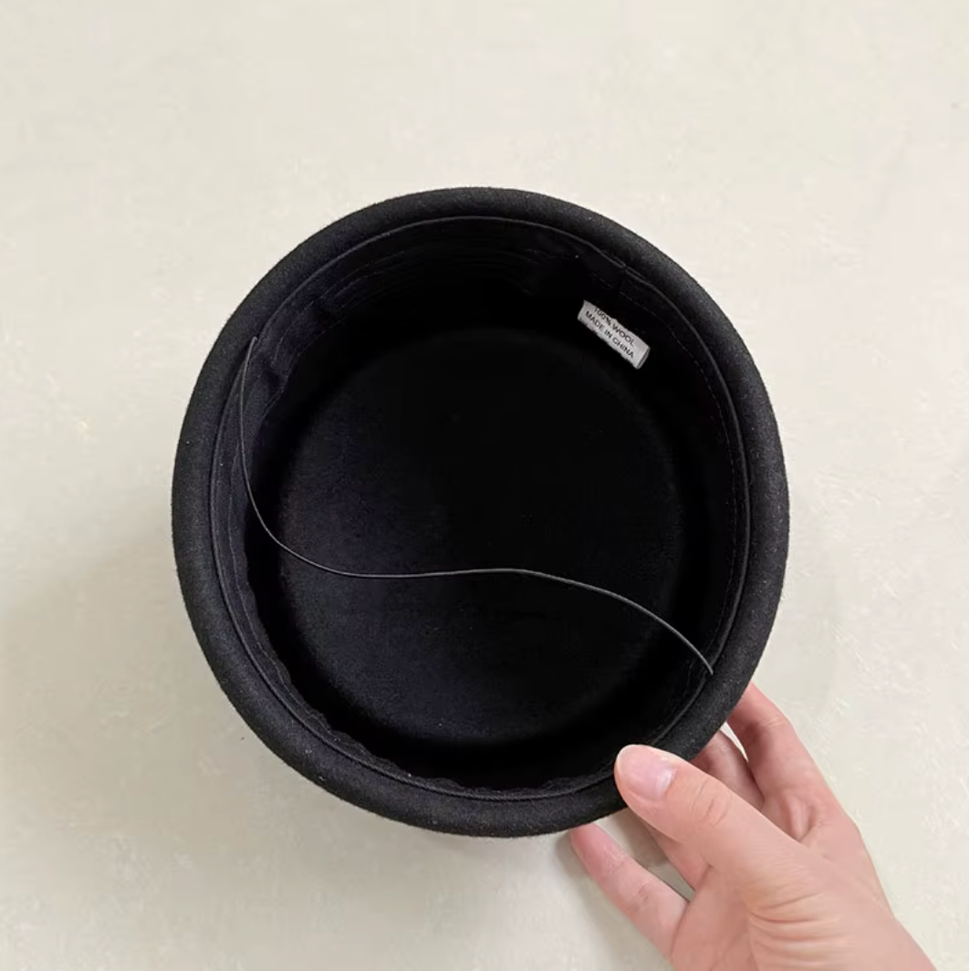 ÉDITH Pillbox Beret Hat-hat-SAINT CHIC