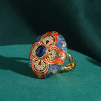 ROSETTE Enamel Ring