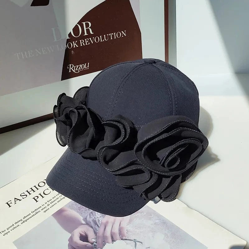 FLORA Baseball Hat-Hat-SAINT CHIC Image principale du produit