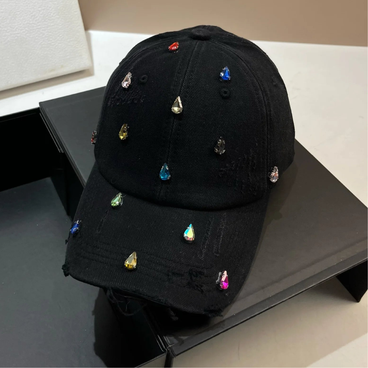 GEM DROP Baseball Cap-hat-SAINT CHIC Image principale du produit