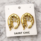 GILDA Prawn Earrings-earring-SAINT CHIC