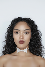 GLIMMER BOW Choker-necklace-SAINT CHIC