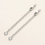 GOLD PLATED EXTENSION CHAINS – 5pc Charm Set with Lobster Clasps-Jewelry-SAINT CHIC