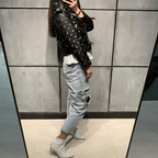 HEARTS Biker Jacket-Jacket-SAINT CHIC