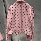 HEARTS Biker Jacket-Jacket-SAINT CHIC