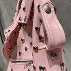 HEARTS Biker Jacket-Jacket-SAINT CHIC