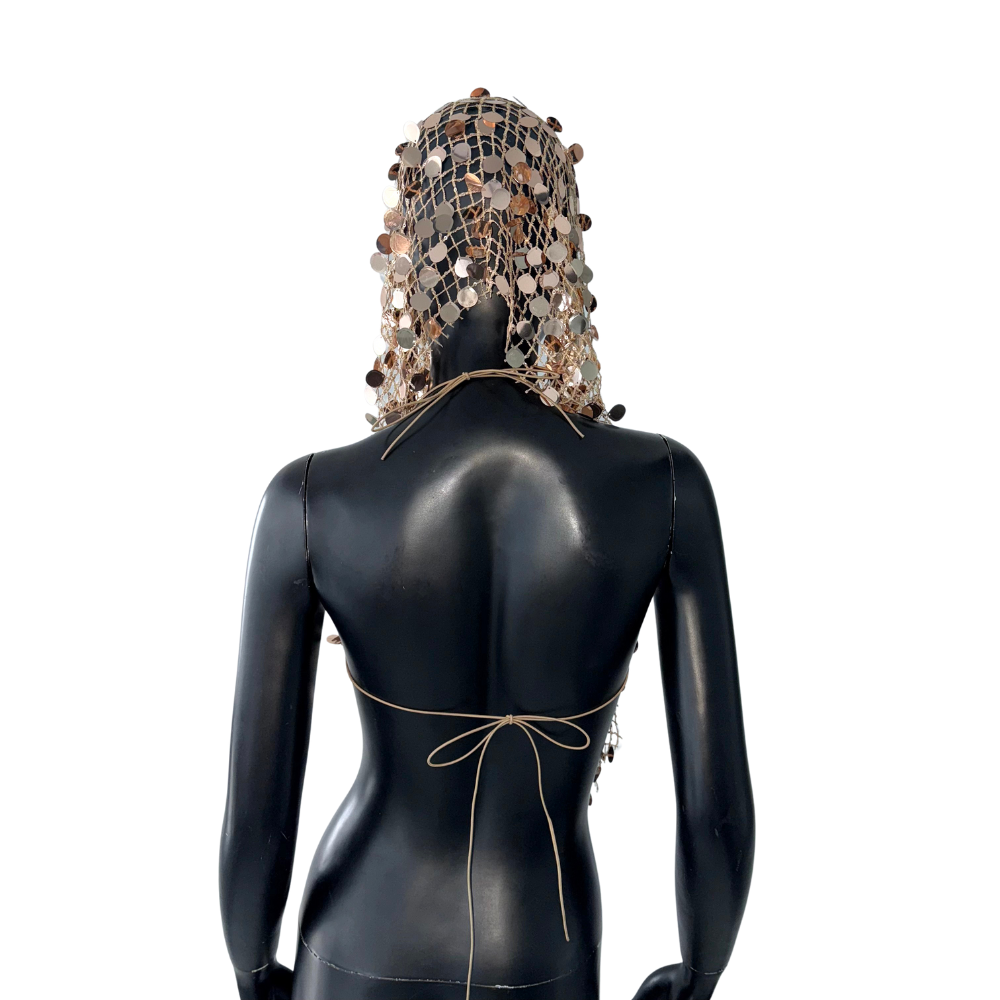 HOODRICH Sequin Net Tank Set