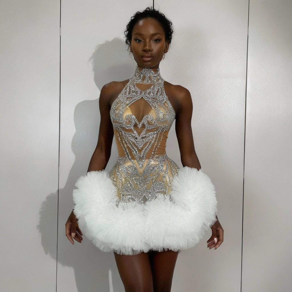 ICE SWAN Mini Dress Image secondaire du produit