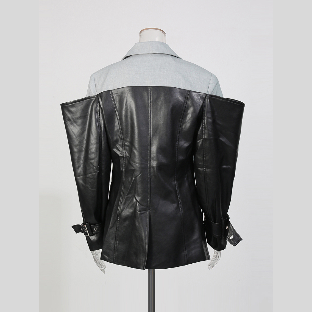 ICONIC Power-Sleeve Blazer-jacket-SAINT CHIC