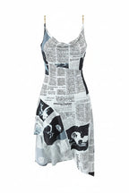ILLUSION Newspaper Dress-dress-SAINT CHIC
