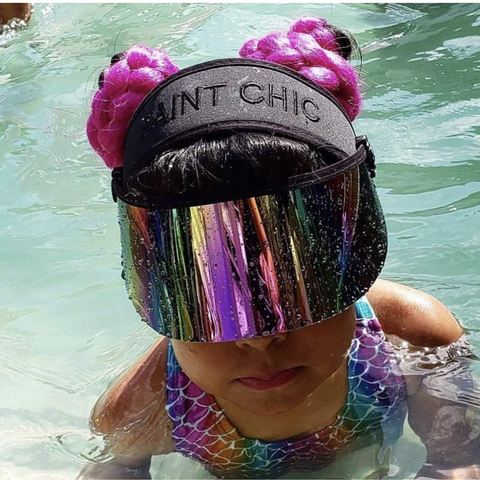 Mini Paparazzi Visor™ – 99% UV Shield Sun Hat with Adjustable Lens (50+ UPF)