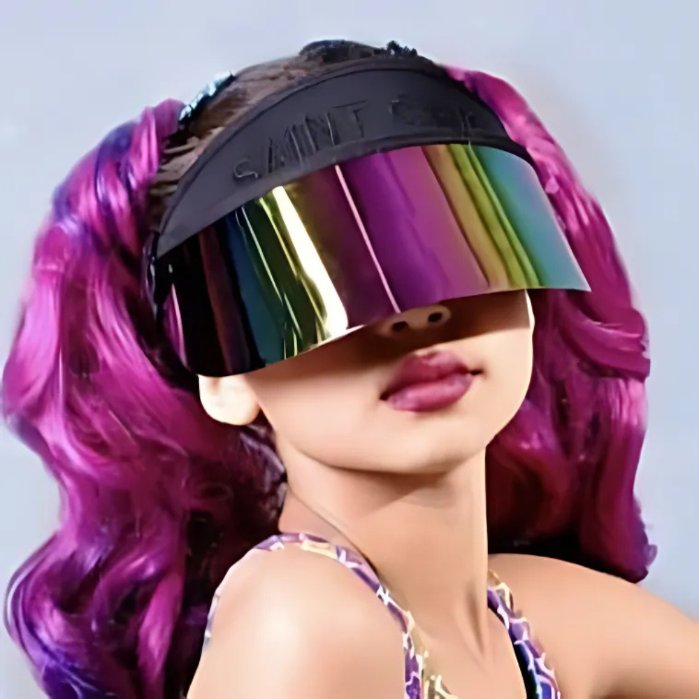 Mini Paparazzi Visor™ – 99% UV Shield Sun Hat with Adjustable Lens (50+ UPF)