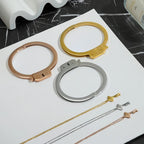 LOCK & KEY Bond Cuff + Necklace Set-necklace set-SAINT CHIC