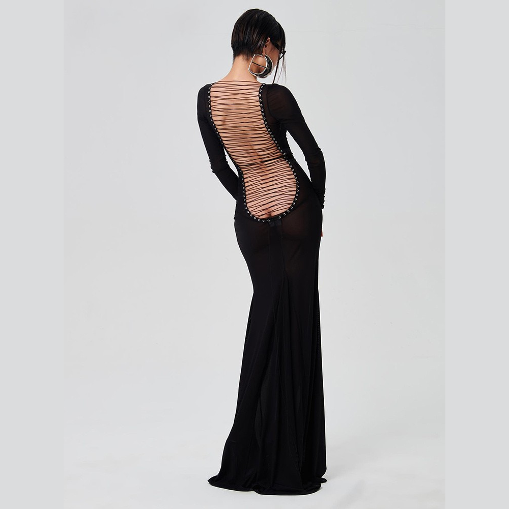 LOXA Maxi Dress-dress-SAINT CHIC Image principale du produit
