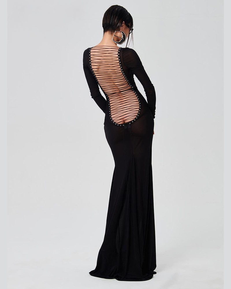 LOXA Maxi Dress-dress-SAINT CHIC Imagen principal del producto