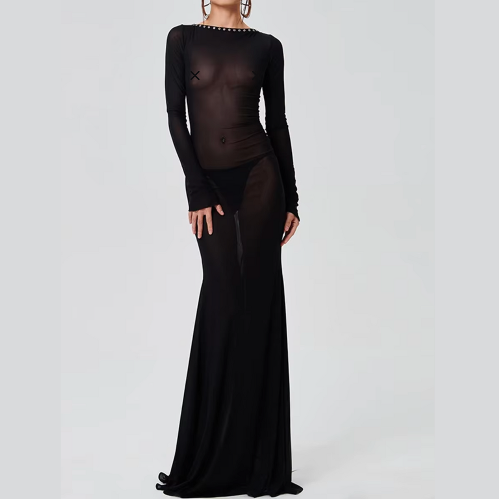LOXA Maxi Dress-dress-SAINT CHIC