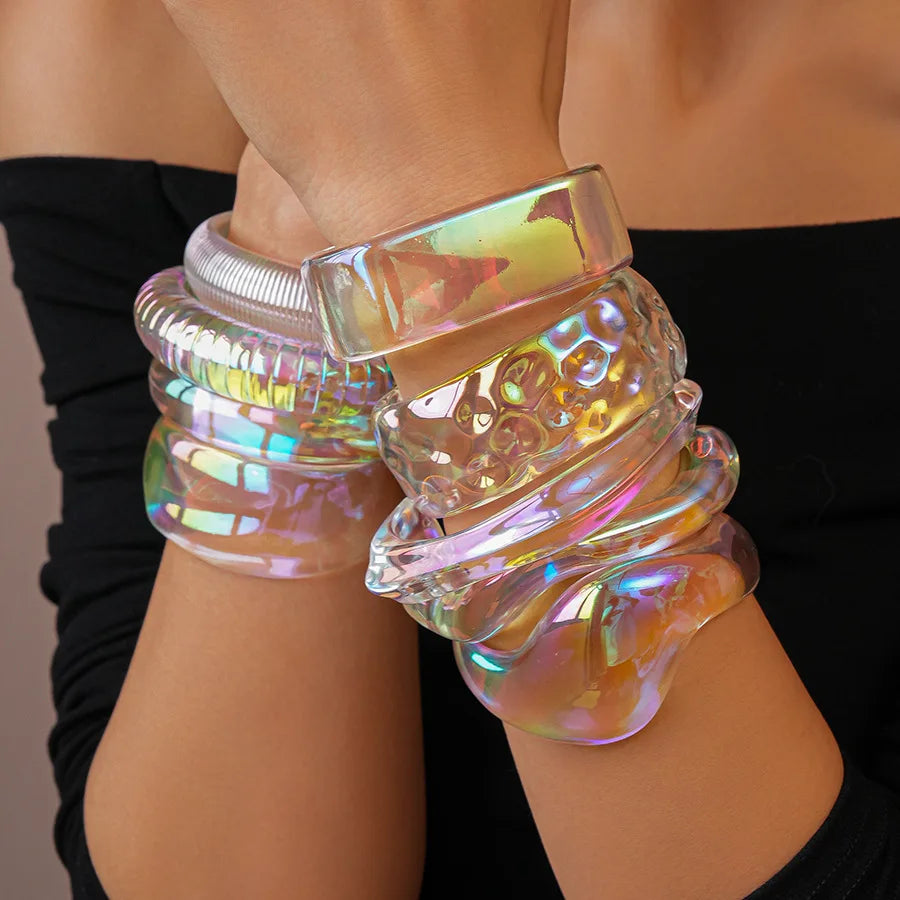 LUCENT Cuff Bracelets-bracelet-SAINT CHIC