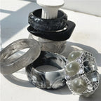 Marble Muse Bracelet Stack-bracelet-SAINT CHIC