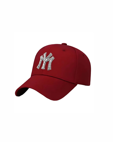 MY CITY Crystal Logo Structured Cap