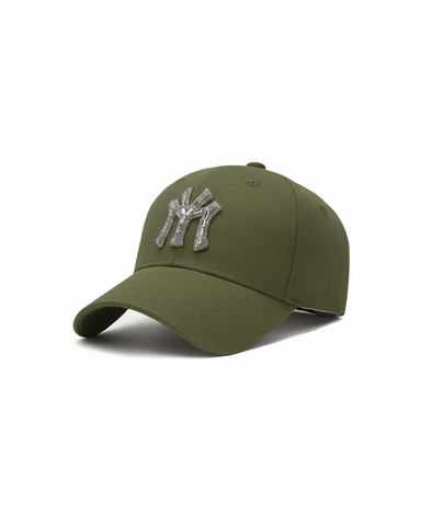 MY CITY Crystal Logo Structured Cap
