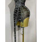 NIGHTFALL WEB Mini Dress-dress-SAINT CHIC