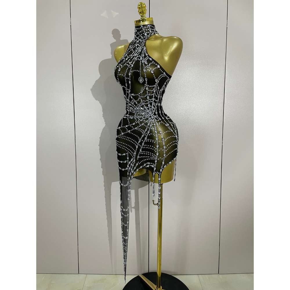 NIGHTFALL WEB Mini Dress Image secondaire du produit