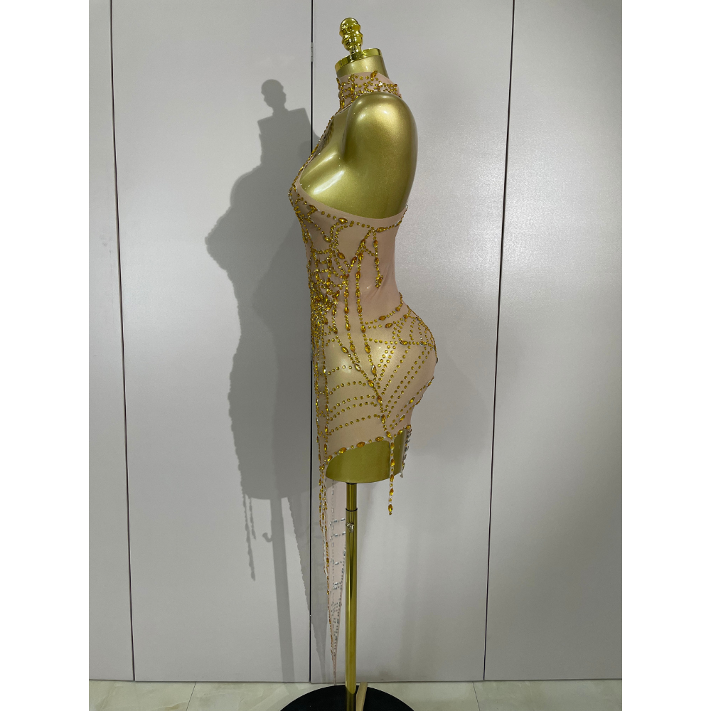 NIGHTFALL WEB Mini Dress