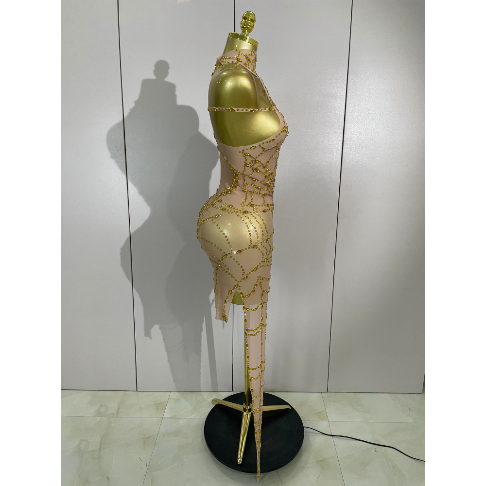 NIGHTFALL WEB Mini Dress