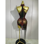 NIGHTFALL WEB Mini Dress