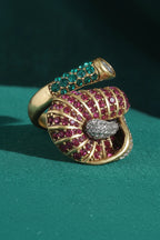 PARADISO Rhinestone Cocktail Ring-ring-SAINT CHIC