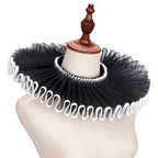 PLEAT DRAMA Mesh Ruffle Collar-Collar-SAINT CHIC