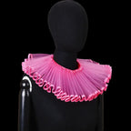 PLEAT DRAMA Mesh Ruffle Collar-Collar-SAINT CHIC