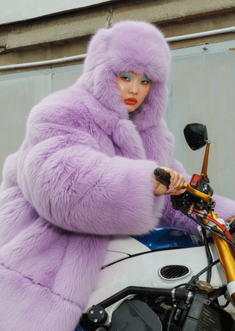 PLUSHIE Oversized Furry Coat