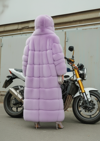PLUSHIE Oversized Furry Coat