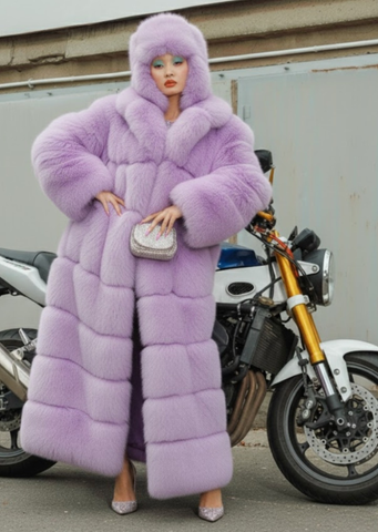 PLUSHIE Oversized Furry Coat