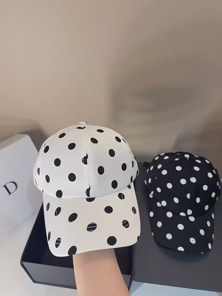 DOTTY Polka Dot Baseball Cap