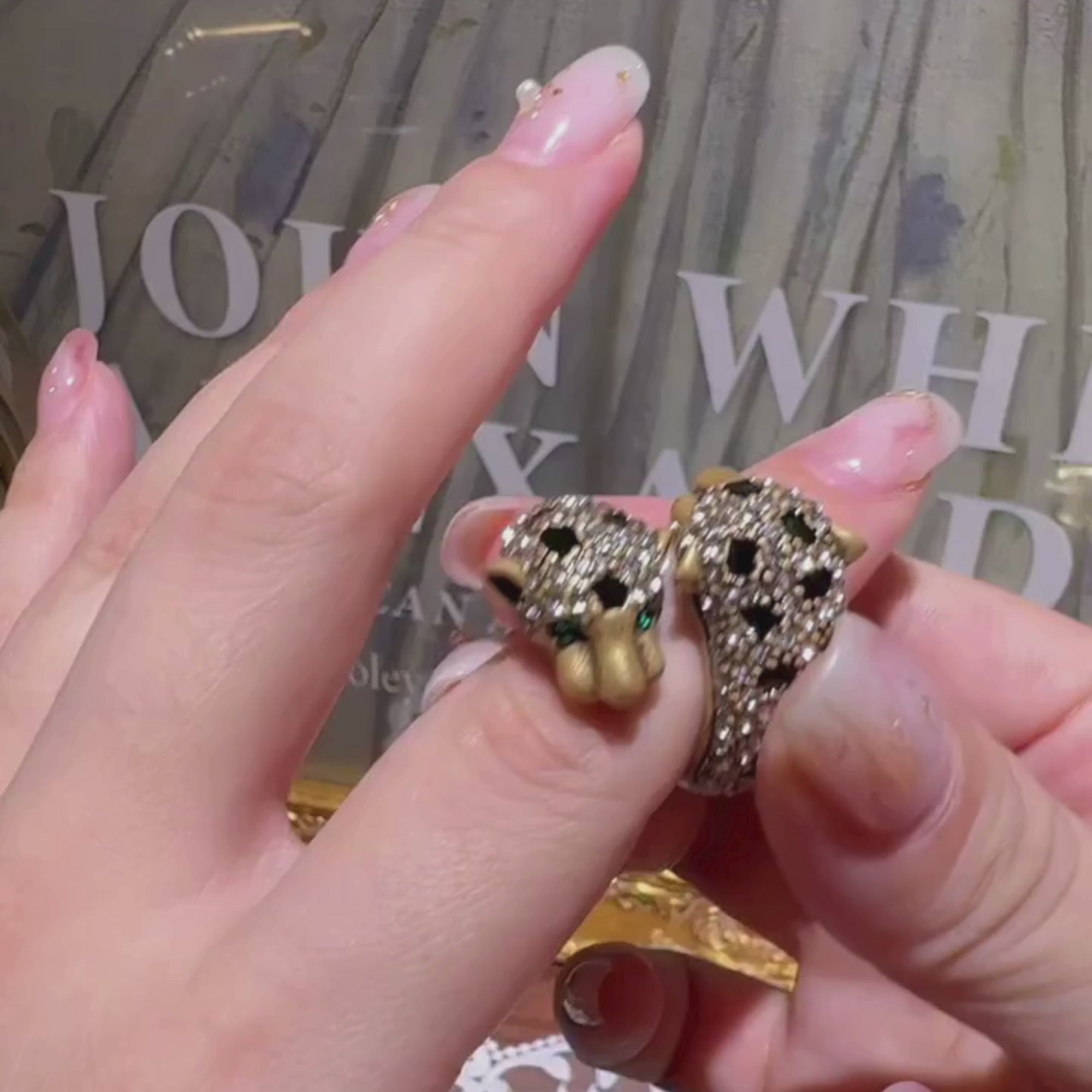 PANTHERA Leopard Cocktail Ring