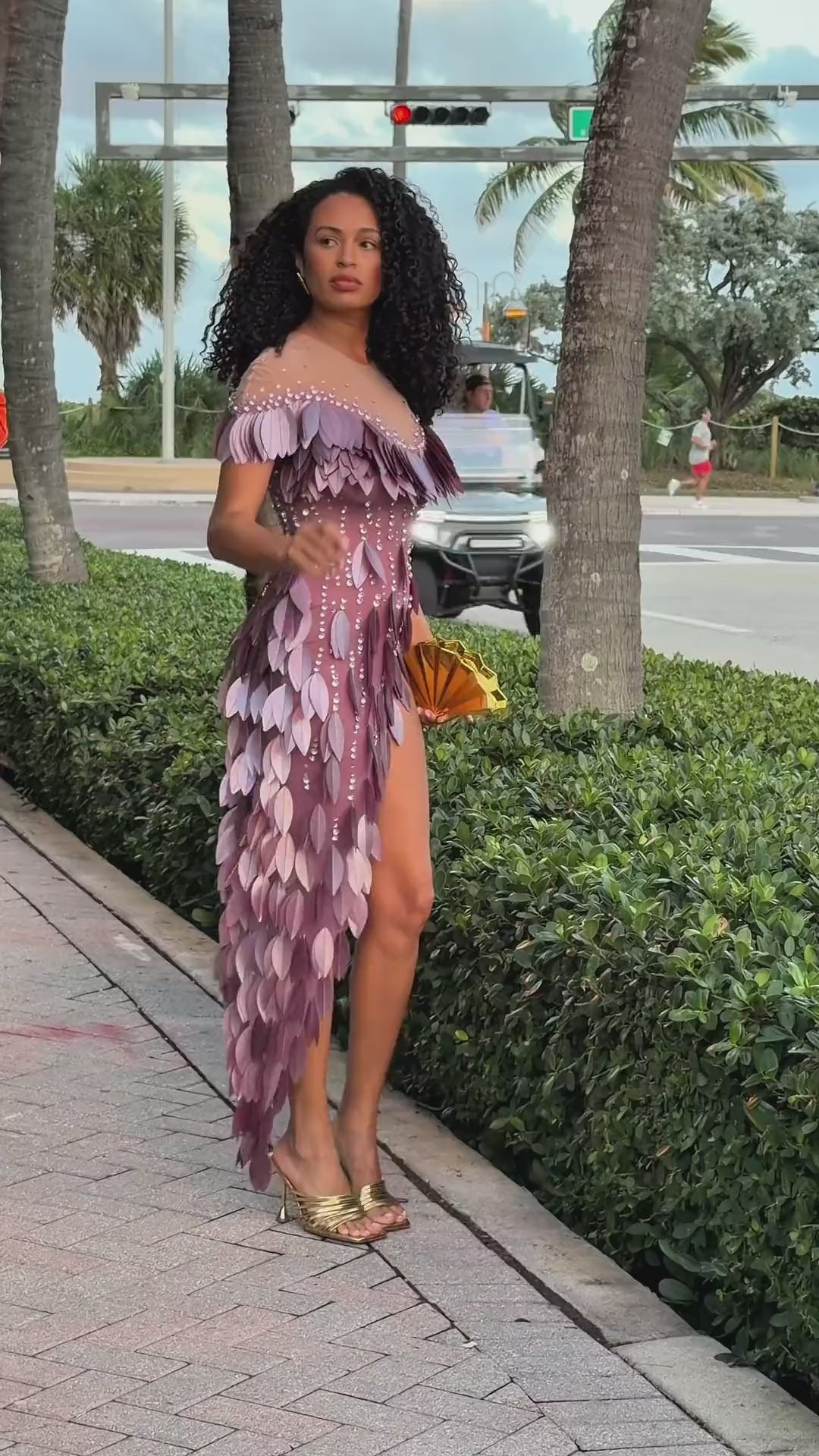 BLAIR Gown worn — full length, Delray Beach