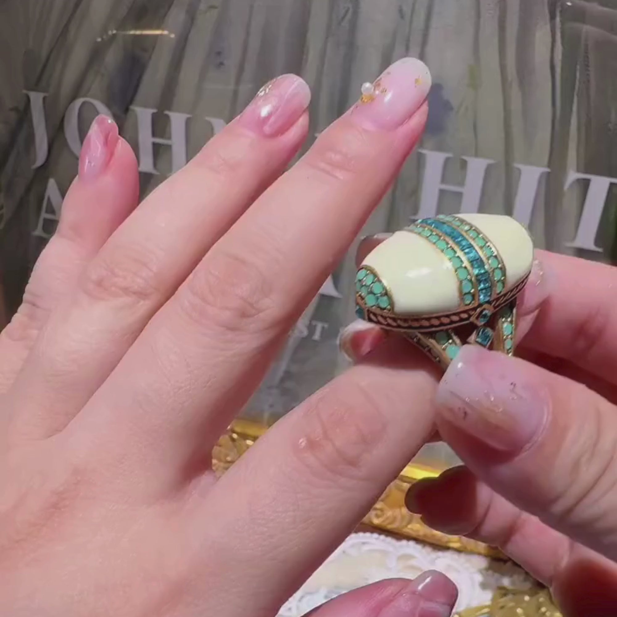 AEGEAN Crystal Cocktail Ring