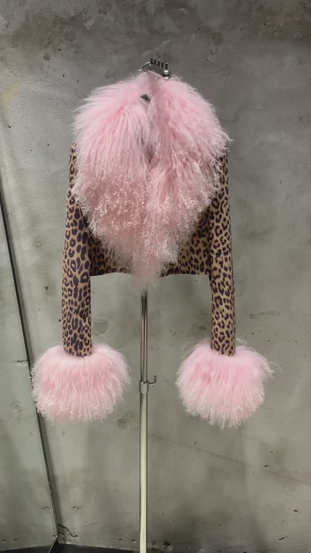 STEPPE Fur Leather Jacket