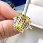 PRINCESS Emerald Cut Ring-ring-SAINT CHIC