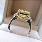 PRINCESS Emerald Cut Ring-ring-SAINT CHIC