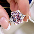 PRINCESS Emerald Cut Ring-ring-SAINT CHIC