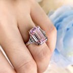 PRINCESS Emerald Cut Ring-ring-SAINT CHIC