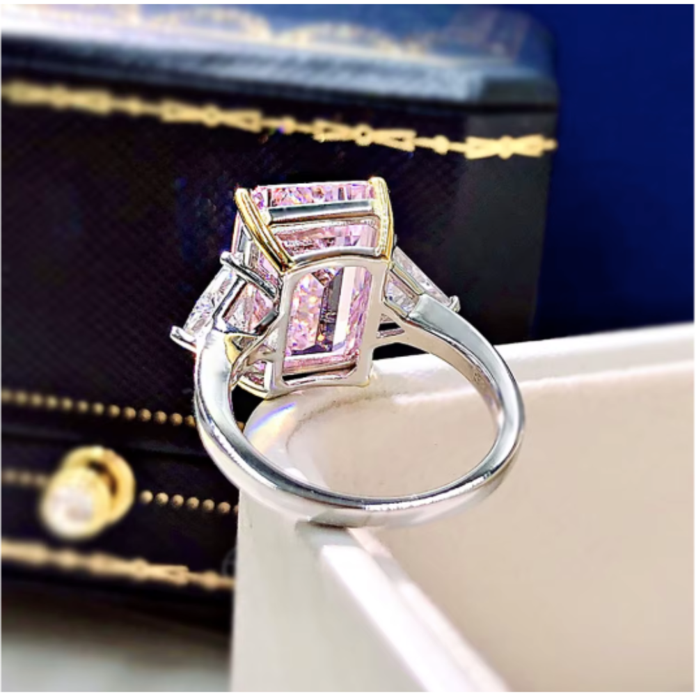 PRINCESS Emerald Cut Ring-ring-SAINT CHIC