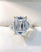 PRINCESS Emerald Cut Ring-ring-SAINT CHIC